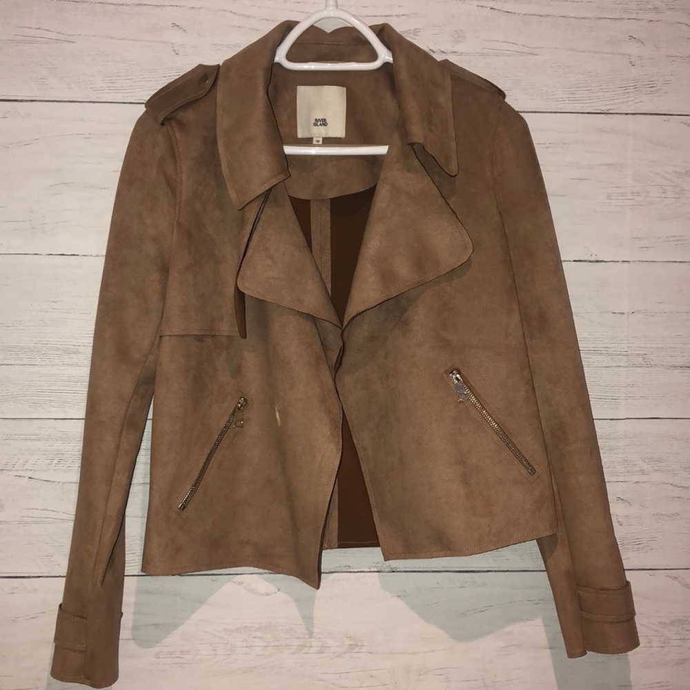 River Island Faux Suede Jacket